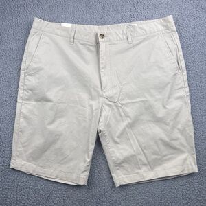 7‎ Diamonds Mens Chino Shorts 40 Beige  10" Inseam Walking Golf Casual